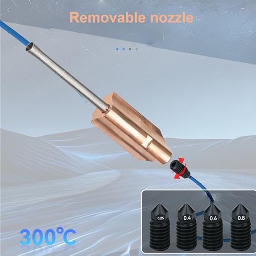 Buse en Acier trempé AD 5X pour Imprimer le Carbone et Nylon sans Risque - 6