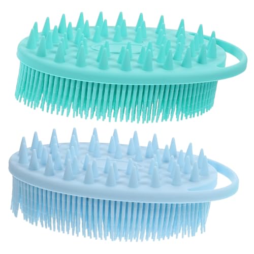 Gogogmee 2pièces Brosse De Douche Silicone Pour Corps Lot De Brosses Exfoliantes Pour Bain Douche