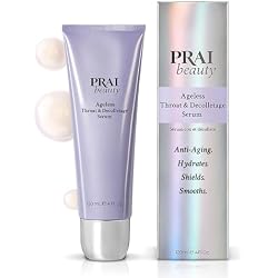 PRAI Beauty Ageless Throat & Decolletage Serum for Instantly Ageless Neck | Neck Firming and Tightening Serum | Anti-Aging Serum that Shields Skin from Damage and Improves Skin Tone + Colour | 4 Oz