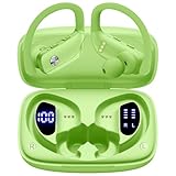 Ear Buds Wireless Earbuds Bluetooth Headphones with 80H Playtime LED Display Case, Over-Ear Hook...