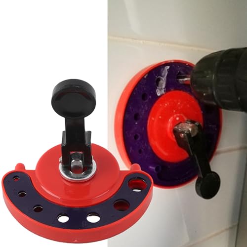 Diamond Drill Bit, 4-12mm Adjustable Glass Opening Locator Drill Bit Ceramic Tile Glass Hole Saw Core Bit Guide Vacuum Base with Suction Cup