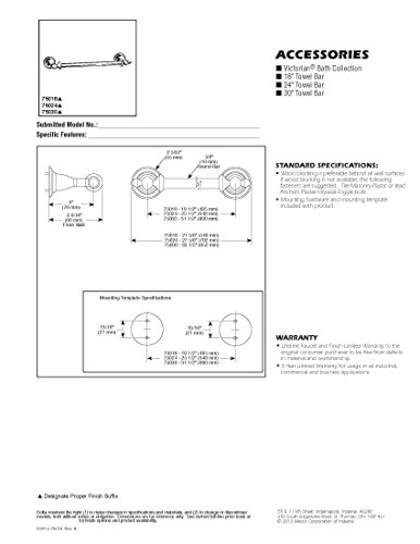 Delta Faucet 75024-Pb Victorian 24 Inch Towel Bar Rack, Polished Brass #TOP4