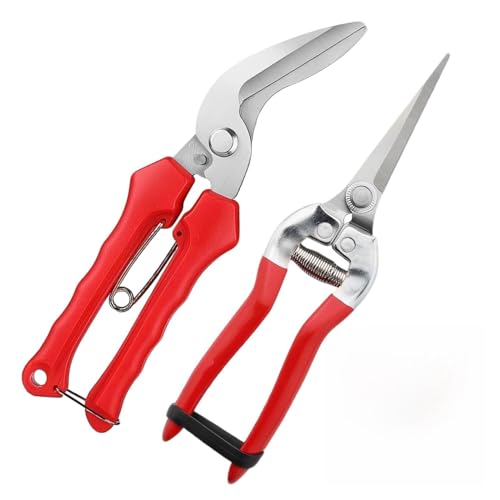 Set de 2 Tijeras de Poda para Jardín de Acero Inoxidable miniatura 1