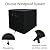 Cover Geny Outdoor Patio Fire Pits Cover with Waterproof Strips in Surrounding Joints, 600D Heavy Duty Square Fire Place Cover Fits for Yaheetech, GasOne, Sunnydaze Flamaker Etc 36"L x 36"W x 24"H
