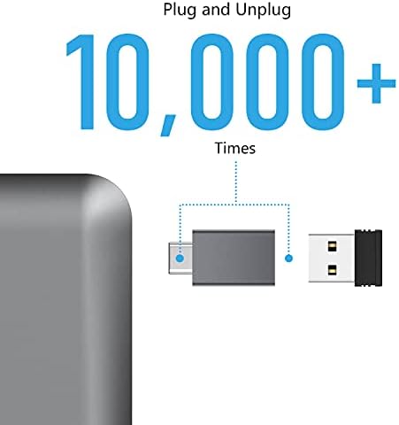 nonda USB C to USB 3.0 Adapter (2 Pack), USB Type-C to USB Adapter, Thunderbolt 3 to USB Female Adapter OTG for MacBook Pro 2020/19/18/17,MacBook Air 2020/19, iPad Pro 2020 and More Type-C Devices