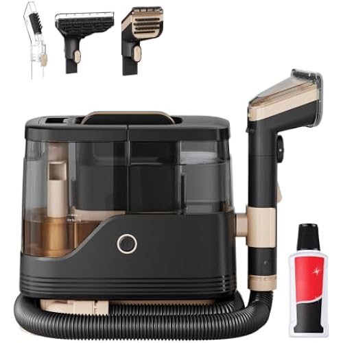 NEWBULIG Carpet and Upholstery Cleaner Machine Portable Carpet Shampooer