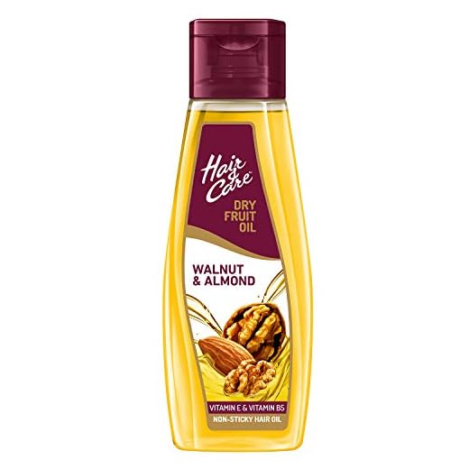 Hair & Care Dry Fruit Oil with Walnut & Almond, 300 ml (Non-Sticky Hair Oil)