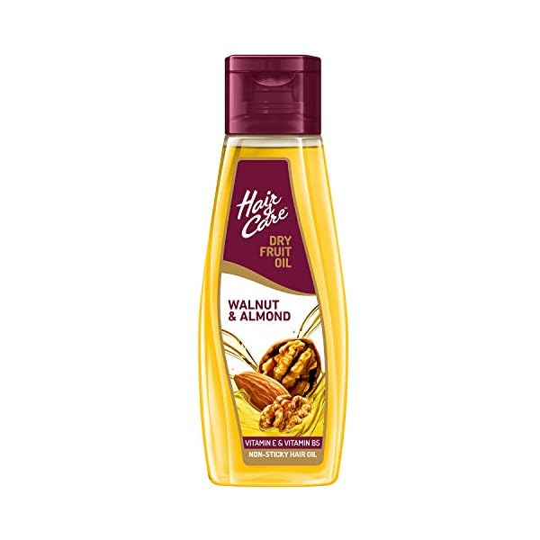 Hair & Care with Walnut & Almond,Non-Sticky Hair Oil, 300 ml
