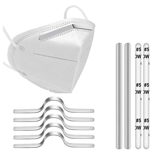 BathBull Aluminum Strips Nose Wire,Nose Bridge for Mask,90MM Metal Flat Nose Clips Nose Bridge Bracket DIY Wire (100PCS)
