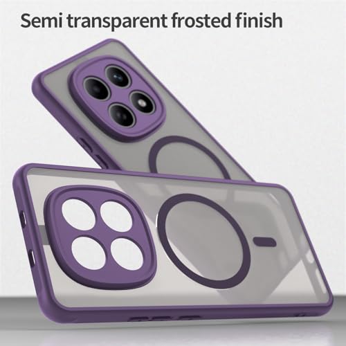 Image of Compatible with REDMI Redmi Note 15 5G Case Cover,Compatible with MagSafe,Anti-Fall,Compatible with Xiaomi Redmi Note 15 4G 2510DRA23E 2510DRA23G Cell Protective Phone Case Purple