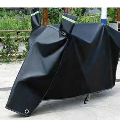 XIYUANFA Telo Coprimoto per BMW F800R 2015 2016 2017 2018 2019, Ciclomotori Copertura Motocicletta Copertura Teli Coprimoto Moto Copertura Motocross Copertura,Black-XXL