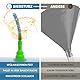 Biersturz Dosentrichter | 2 in 1 Bierbong Biertrichter Bierrutsche mit Bierstecher | Festival Gadget für Partys & Outdoor Veranstaltungen | Grün