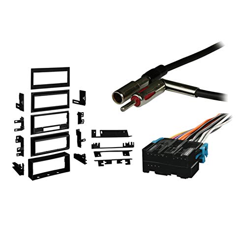 Harmony Audio Compatible with Cadillac DeVille 1988 1989 1990 1991 1992 1993 1994 1995 Single DIN Stereo Harness Radio Install Dash Kit Package