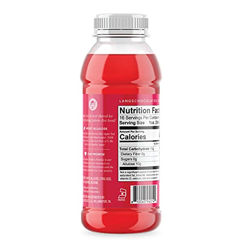Keystone Pantry Keto Shaved Ice Syrup Cherry 2 Pack 1 Pint Bottles Gluten Free Nut Free Allergen Free Dairy Free No Added Sugar 0 Net Carbs Diabetic Friendly #TOP1