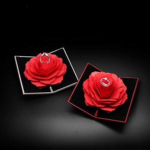 rotating rose ring box