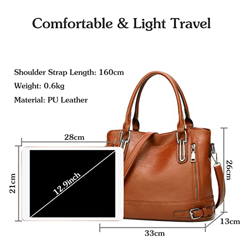 Vintage Handbag Women Crossbody Messenger Bags PU Leather Waterproof3
