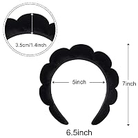 Ayesha Spa Headband for Washing Face Makeup Skincare Soft Sponge Hair band — image 6