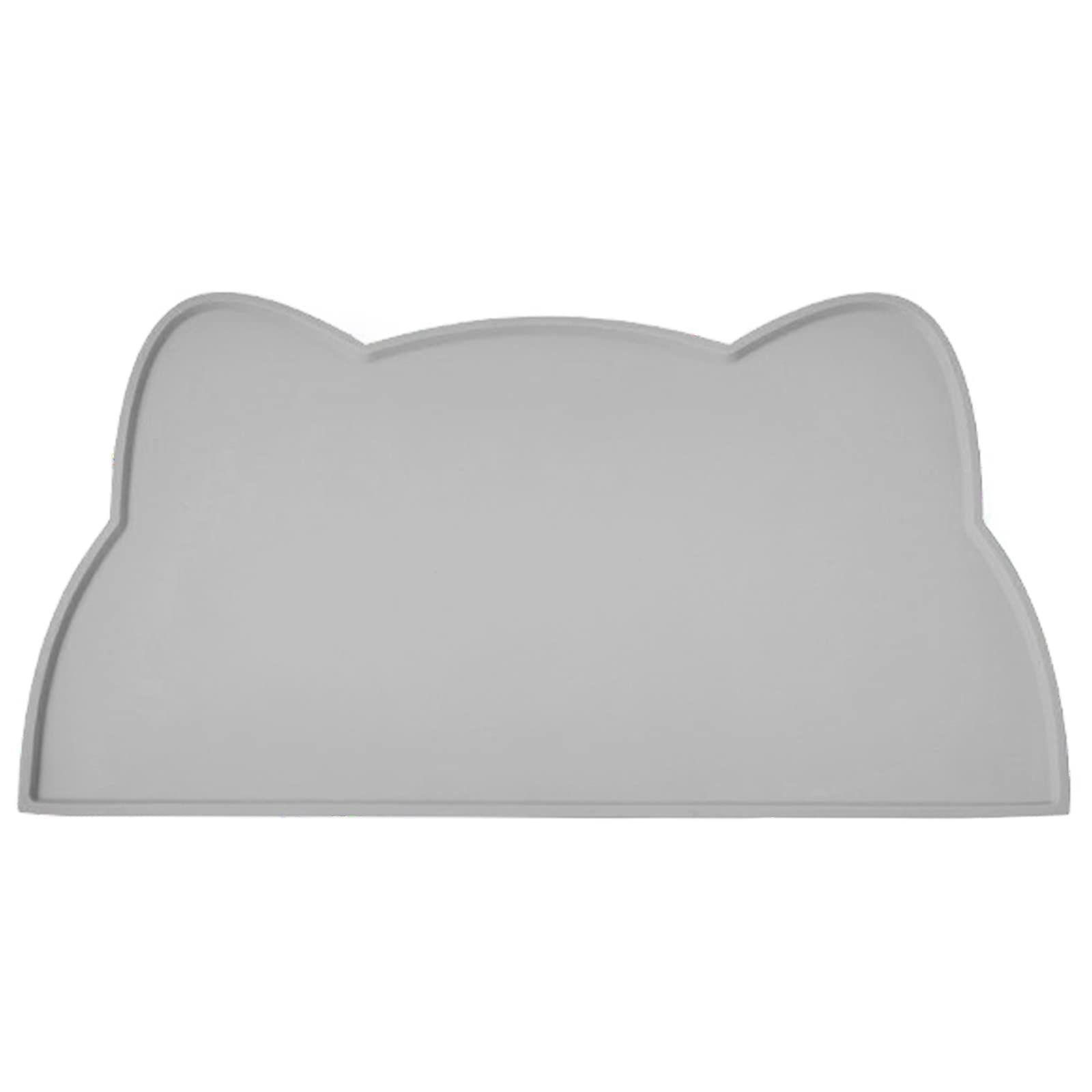 Cat Food Mat, Silicone Pet Feeding Mat for Floor Non-Slip Waterproof Dog Water Bowl Tray Cushion (17