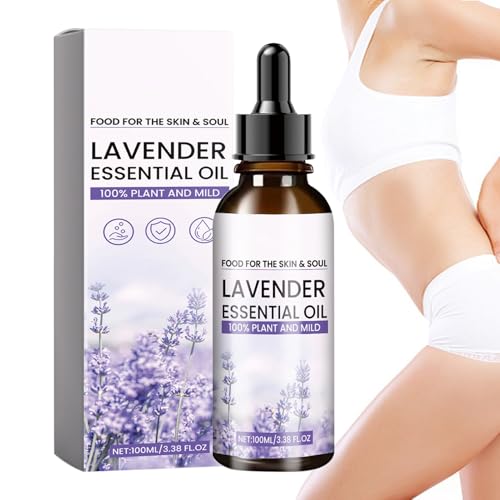 Aceite Corporal, Aceite De De Lavanda, Gotas Hidratantes Del Cuerpo, Hidrata Y Alivia La Piel, Y Seguro, 1.5x5.51 Pulgadas, Perfecto Para El Uso Diario
