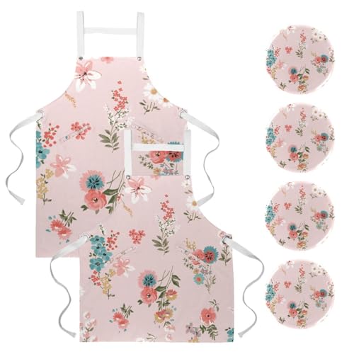 Tablier de cuisine pour restaurant et bar avec 4 broches, idéal pour la pâtisserie