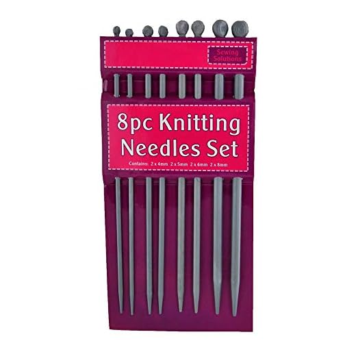 8-Piece Knitting Needle Set