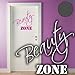 Produktbild A316 Tür-/Wandtattoo "Beauty Zone" 30cm x 27cm anthrazit (erhältlich in 40 Farben und 4 Größen)