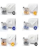 BURU SOLUTIONS Toilet Paper Stamp Variety Pack (6 Pack) - Add a Unique Personal Touch to Your Bathroom Decor! Ideal for Housekeeping, Hotels, Rentals, Home Staging Decor