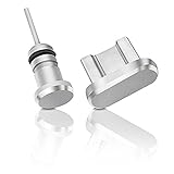 ✅ LIBRE DE POLVO - Los tapones de protección contra el polvo mantienen el puerto Micro-USB libre de polvo, salpicaduras y suciedad. Esto aumenta la vida útil de su smartphone.
