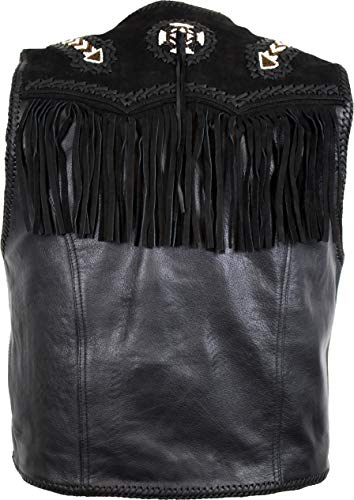 Western Vest with Fringe and Conchos2
