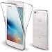 Produktbild Moozy 360 Grad Hülle für iPhone 6s, iPhone 6 - Vorne und Hinten Transparenter TPU Ultra Dünne Weiche Silikon Handyhülle Case