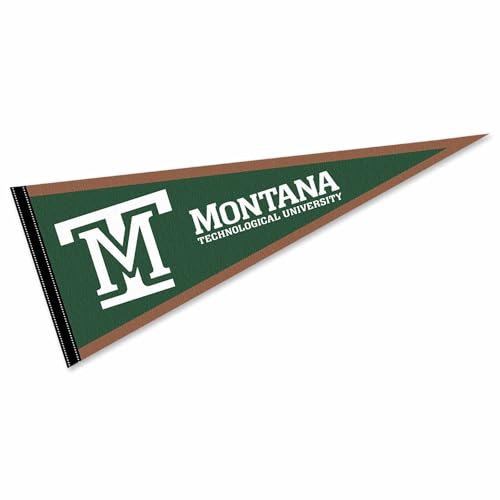 College Flags & Banners Co. Montana Tech Diggers Wordmark Pennant Flag