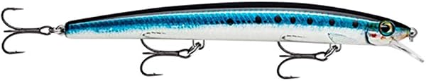 Rapala - Esca da Pesca Artificiale Spinning MaxRap - Esca di Simulazione Aerodinamica per la Pesca in Mare - Profondità di Nuoto 0.3-0.9m - Prodotta in Estonia - 1