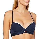 Haken und Ösen Verschluss Tommy Hilfiger Damen Modern Bra T-Shirt BH, Blau (Navy Blazer 416), (Herstellergröße: B80)