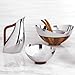 Nambe Pulse Collection Nut Bowl | Snack Serving Bowl for Peanuts Pistachios Cherries Edamame Fruits Candy Appetizer Snacks Olives and Salsa | Dishwasher Safe | Designed by Sena