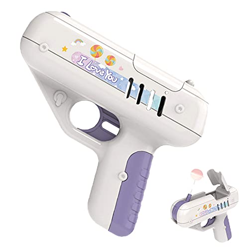Sasco Magic Lollipop Gun Toy,Candy Surprise Toys Gun , Best Friend Candy, Prime Surprise Sweets Candy Gun, Toy Candy Light Gun Toy, TIK TOK Video Toys, Surprise Gift (Purple)