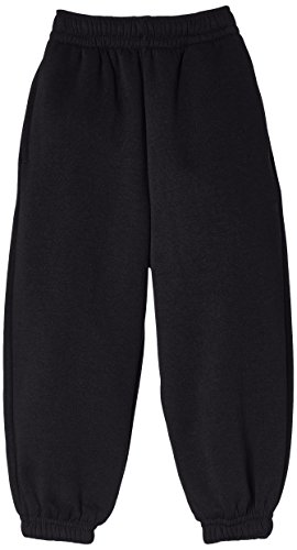 Trutex Limited Jogging, Pantalon de sport uni Mixte, Noir, 11 ans