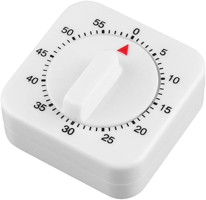 Kitchen Timer 60 Minutes Count Square Cooking Up Alarm Sleep Temporizador Clock Mechanical Stopwatch