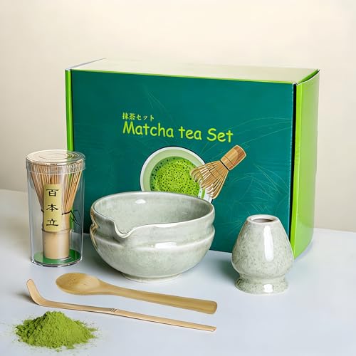 Cérémonie traditionnelle du thé avec ce coffret cadeau matcha unique - 2