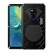 Produktbild Mate 20X Hülle, Hybrid Armor Aluminium Heavy Duty Bumper Case Cover Hart Tough Schutzhüllen Schockabsenkung Handyhülle für Huawei Mate 20X (Mate 20X, Schwarz)