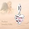 Annmors Entwined Red Hearts Dangle Charm Argent Sterling 925 Femmes Perles Charm Pendentif Breloque avec 5A Zircone Compatible pour Européen Bracelets Collier,Christmas Gifts for Family/Lover/Friend #2