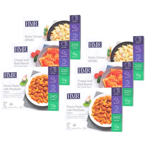 HMR Pasta Picks Entrée Pack, Pre-Packaged Lunch or Dinner to Support Weight...