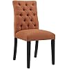 Modway MO Duchess Modern Tufted Button Upholstered Fabric Parsons Dining Chair Orange