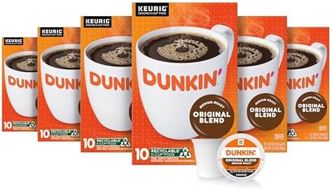 Dunkin' Donuts Coffee for K-cup Pods, Original Blend, 60 Count