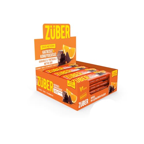 Kakaolu ve Portakallı Meyve Bar 40g x 12 Adet