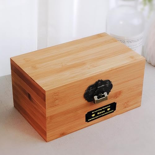 SINKAA Personalized Name Plates, Custom Engraved Name Plates for URN, Trophy, Picture Frame, Memorial, Sign, Black Brass Laser Engraved Name Tags with Adhesive Backing or Screws, 3" W x 1" H - 2
