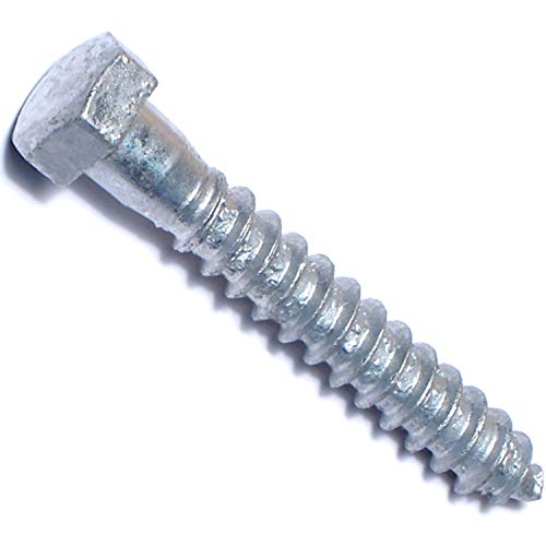 Hard-to-Find Fastener 014973150082 Hex Lag Screws, 3/8 x 2-1/2, Piece-50