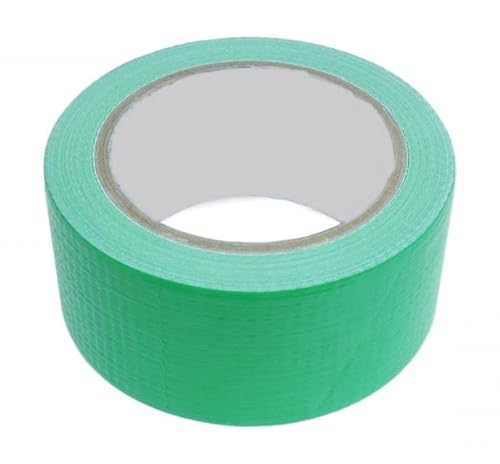 OPIROS Nastro Telato Americano Universale 50 mm x 25 metri Impermeabile Isolante Aderente Multi Superficie Resistente Rinforzato Prodotto Multiuso Riparazioni Fai Da Te (Verde)