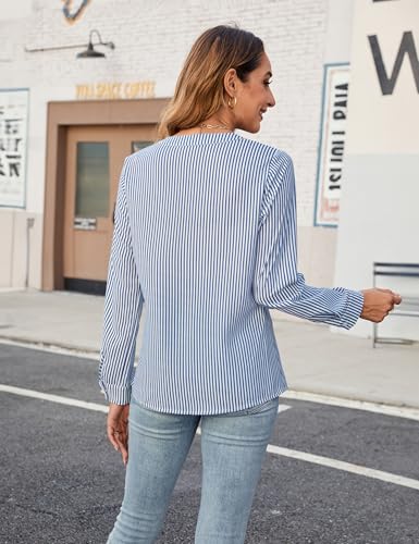 Image of Blooming Jelly Women's Long Sleeve Blouses Dressy Casual Business Work Tops