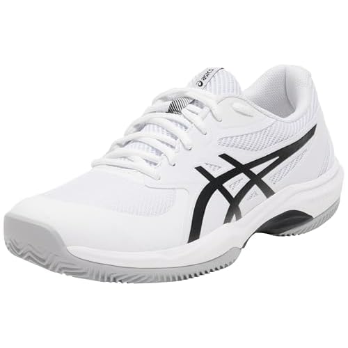 ASICS Game FF Clay, Sneaker Hombre, White/Black, 43.5 EU
