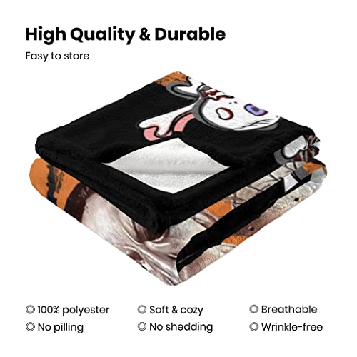 Okjygesd This Is My Horror Movie Watching Blanket Throw Halloween Horror Blanket Scary Movie Blanket Fuzzy Flannel Blanket For Couch Sofa Or Bed 60"X50" #TOP1